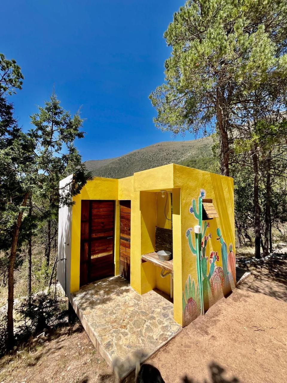 Camping En La Sierra De Arteaga Los Lirios 외부 사진